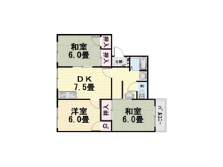 【間取り】 | アメニティ草部