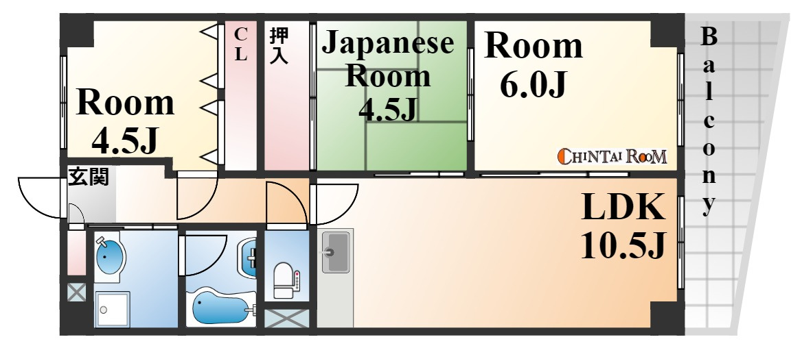 カルム六甲の間取り