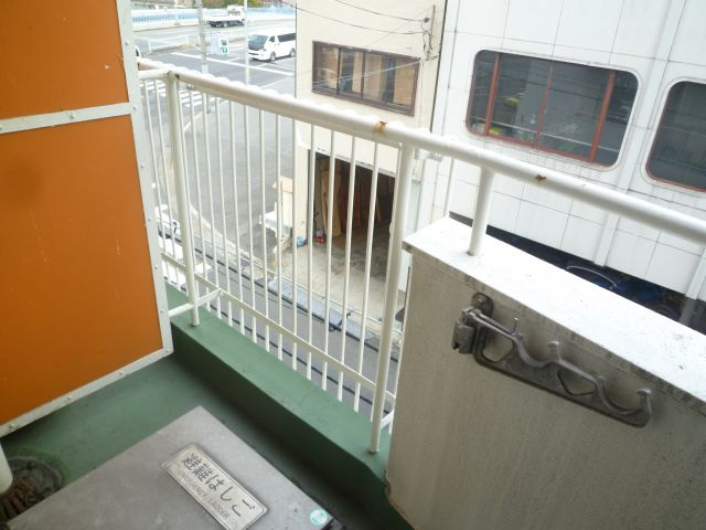 日興桜川ハイツのバルコニー