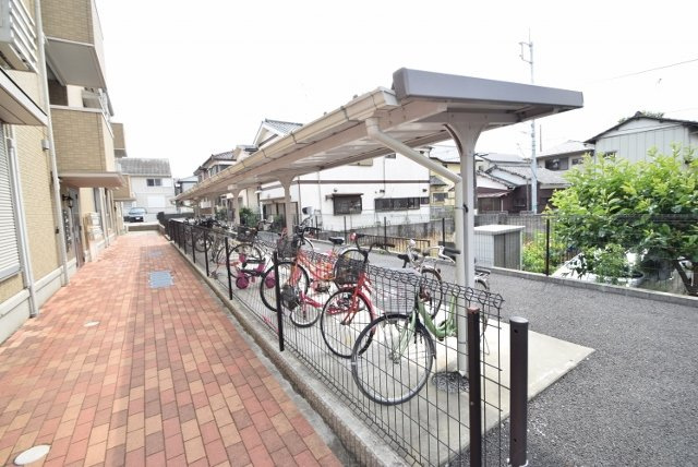 クリアコートのその他共用部分|敷地内に駐輪場あります。