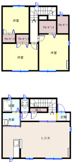 【間取り】 | フレグランスクレール　Ｅ棟