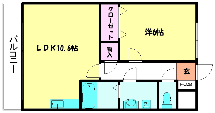 グランドアマレイⅦ番館の間取り