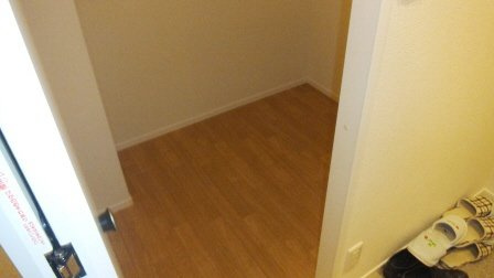 船橋市藤原１丁目のアパートの寝室|広い収納です。