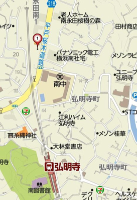 【地図】 | アークプラザ弘明寺