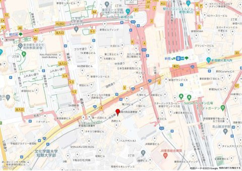 羽田ビルの地図