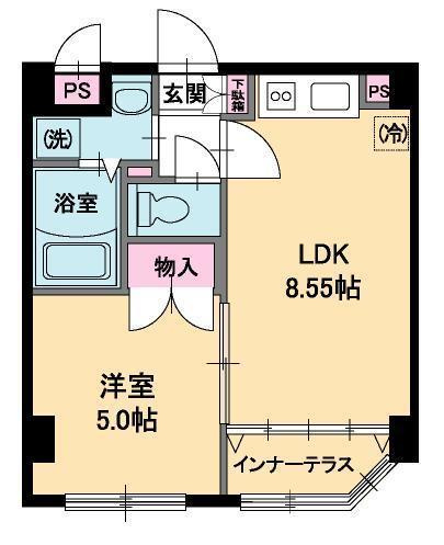 ビラージュ花屋町の間取り