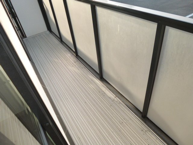 ビアン連島Ｂのバルコニー