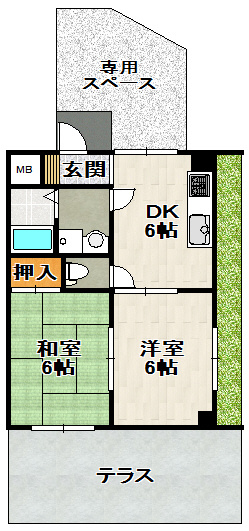 シャルムオーリンⅠの間取り