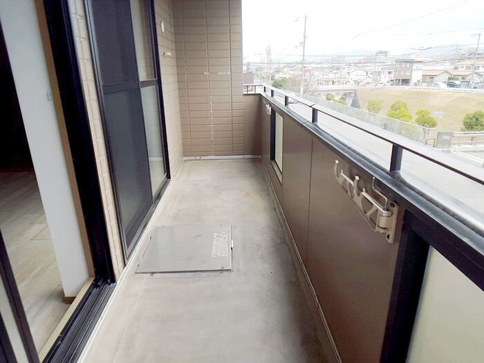 ハイツ藤原Ⅱのバルコニー
