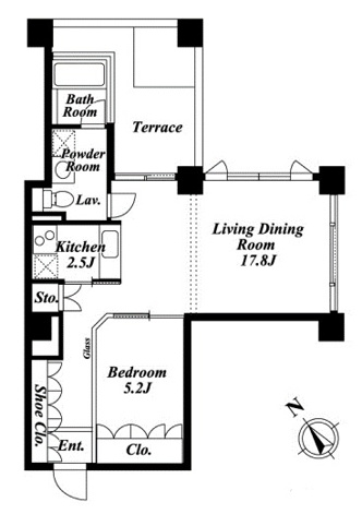 【間取り】 | レジデンスQiz広尾