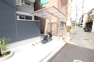 【その他共用部分】 | 屋根付き駐輪場