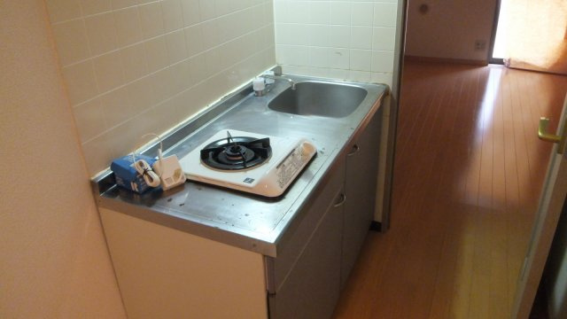 リッツコート西船橋のキッチン|1口ガスコンロ完備