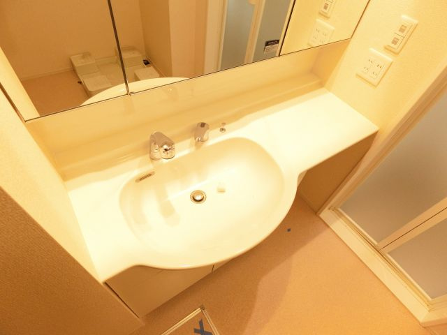 アンジュールの洗面所