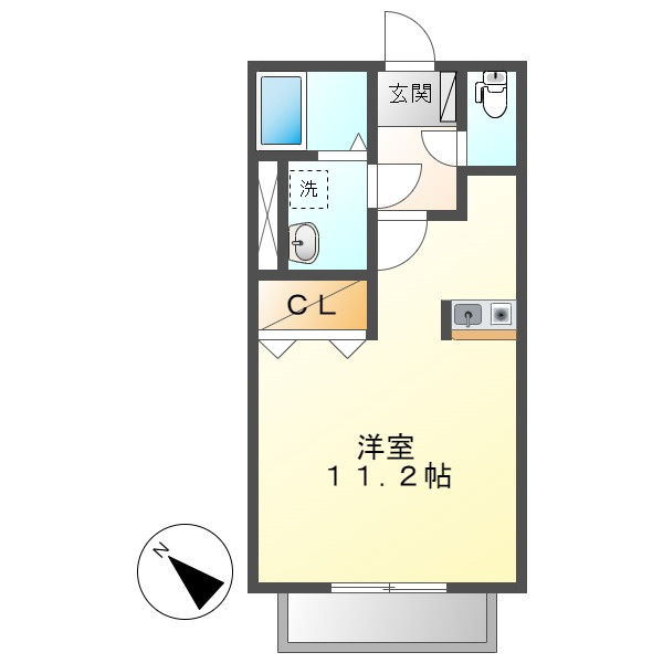 レグルス早島の間取り