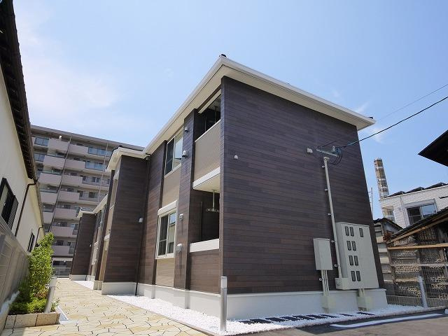 LUCE花園の外観|外観は落ち着いています