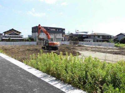 【前面道路含む現地写真】 | 大津市本堅田6丁目　売地