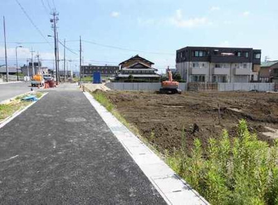 【前面道路含む現地写真】 | 大津市本堅田6丁目　売地