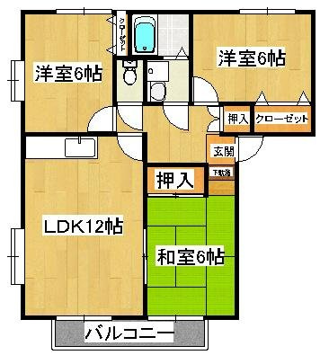 グラーツ弐番館の間取り