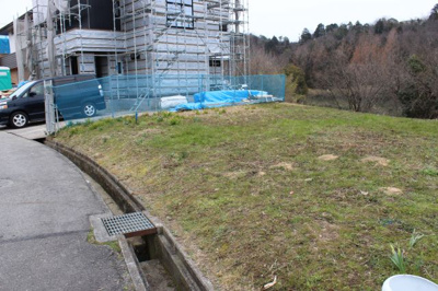 【外観】 | 大津市清風町6-6　売地 | 敷地、接道部分付近