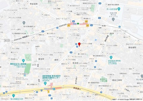 インテック８８ビルの地図