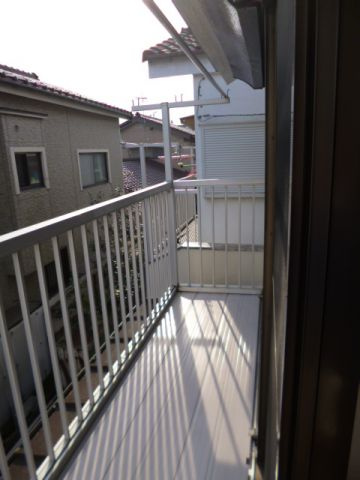 富士見町貸家のバルコニー