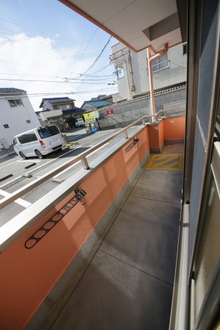 Limpia高峯のバルコニー