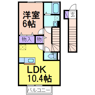 リェス　ソーンツェ　A棟の間取り