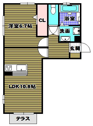 クリサンテーモの間取り