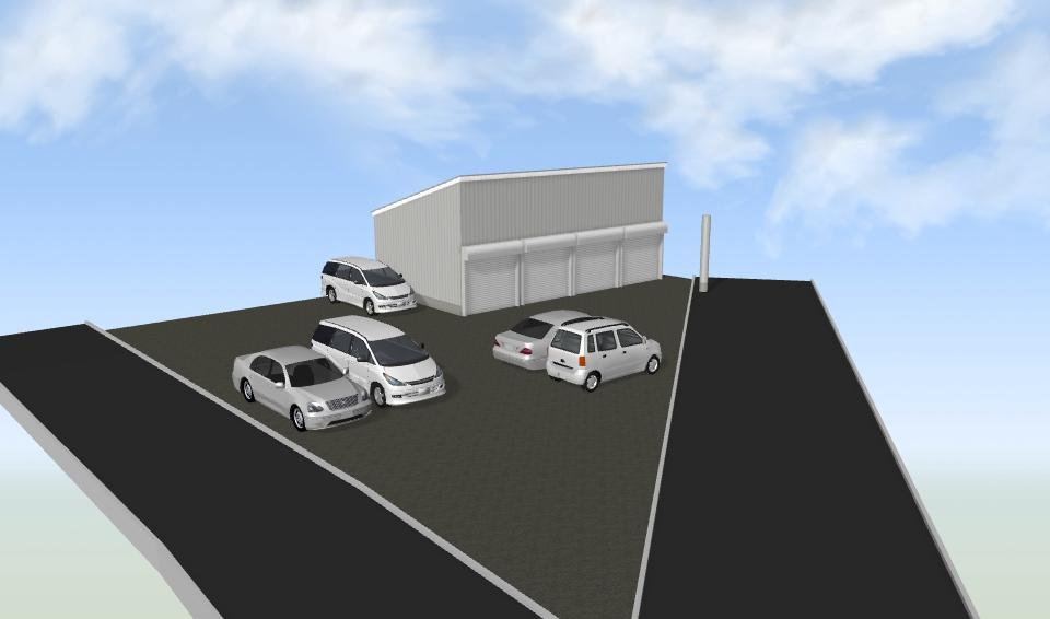 下坂部２丁目100シャッター付ガレージ　管理番号41の外観