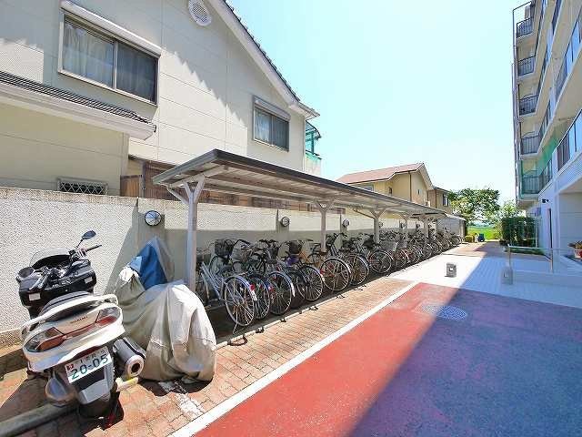 マック結崎オリエントハウスのその他共用部分|自転車置き場です。
