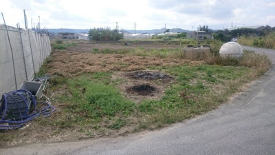 【前面道路含む現地写真】 | 南城市知念字久原土地