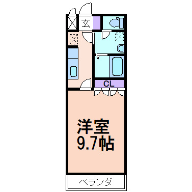 ルミエールＭ　　　の間取り|掲載写真は同建物・反転タイプのお部屋です。現況優先といたします。