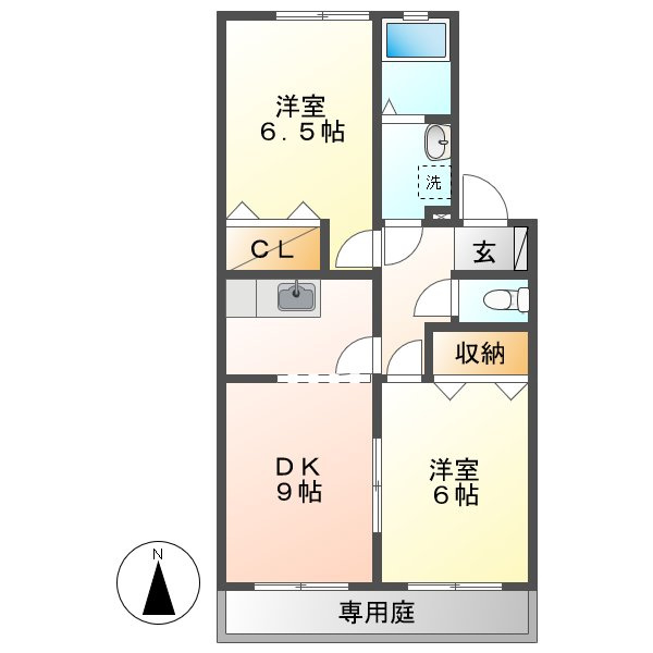 ハピネス２１の間取り