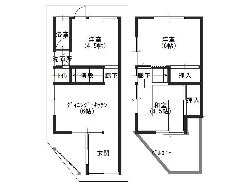 若王寺二丁目貸家
