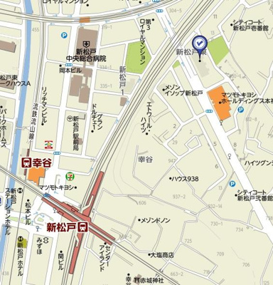 【地図】 | 東急ドエルアルス新松戸