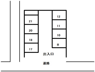 【間取り】 | 台宿第二駐車場