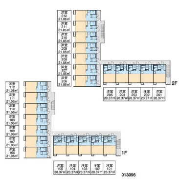 【区画図】 | みどり野B館