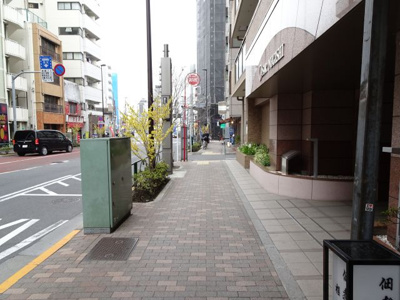 【周辺】 | セザール根岸 | セザール根岸　物件前　尾竹橋通り沿いの物件で夜道安心！