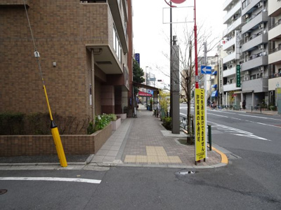 【周辺】 | セザール根岸 | セザール根岸　物件前　尾竹橋通り沿いの物件で夜道安心！