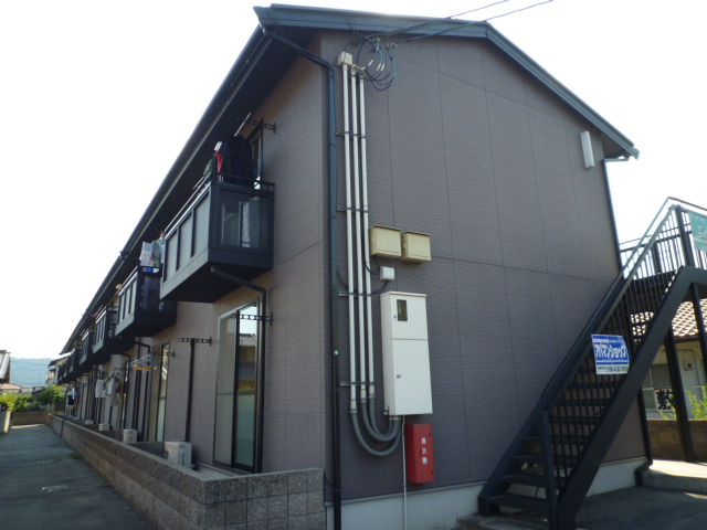 倉敷市有城のアパートの外観