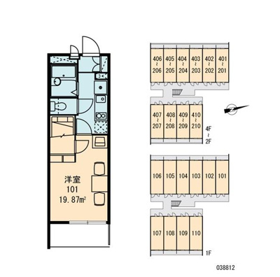 【区画図】 | ソフィア壱番館