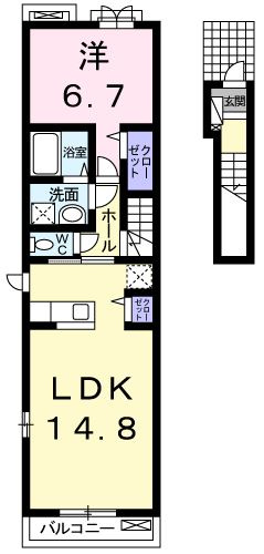 ブリッサの間取り