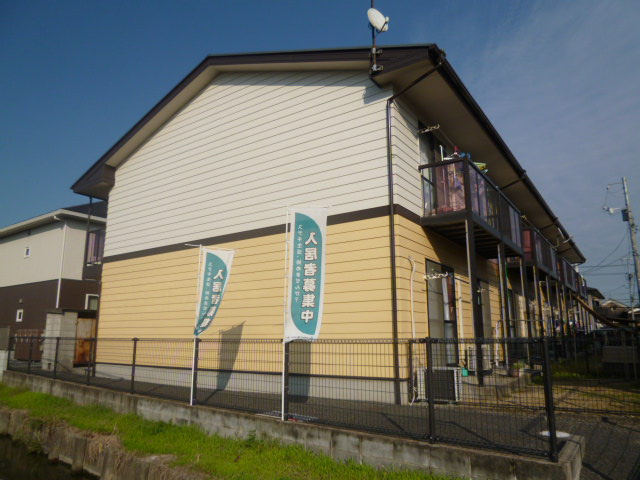 倉敷市茶屋町のアパートの外観