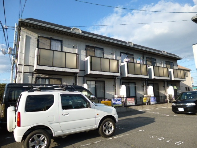 倉敷市中島のアパートの外観