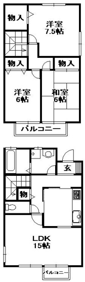 【間取り】 | モンテアンヴァレ | モンテアンヴァレ 