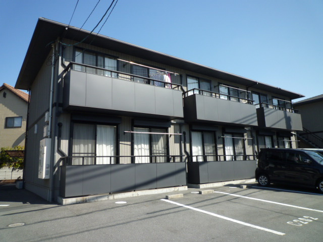 倉敷市大島のアパートの外観