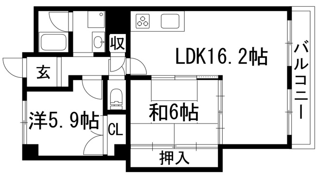 【間取り】 | パラツィーナセシリア第二甲陽園