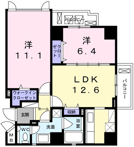 【間取り】 | TERRACE EAST FOUR