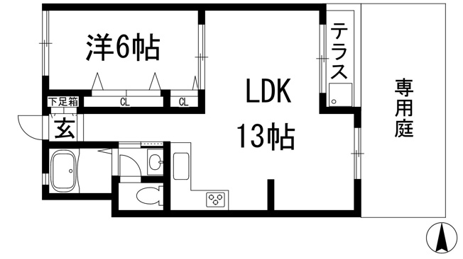 【間取り】 | 宝塚第5コーポラス
