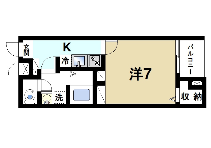 カーサ　アリエッタの間取り|ゆったりと暮らせる間取りです。